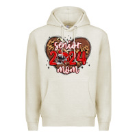 Oatmeal Heather senior 2024 mom football Premium Hoodie - MaliasSmallBusiness