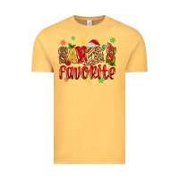 Vintage Mustard santa's favorite Vintage Tee - MaliasSmallBusiness