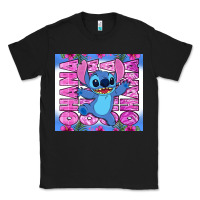 Black stitch ohana Classic Tee - Zillion Design Studio
