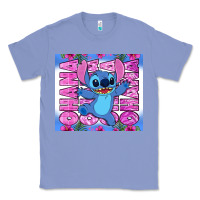 Colony Blue stitch ohana Classic Tee - Zillion Design Studio