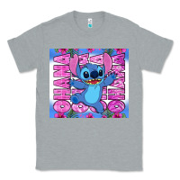 Heather Grey stitch ohana Classic Tee - Zillion Design Studio