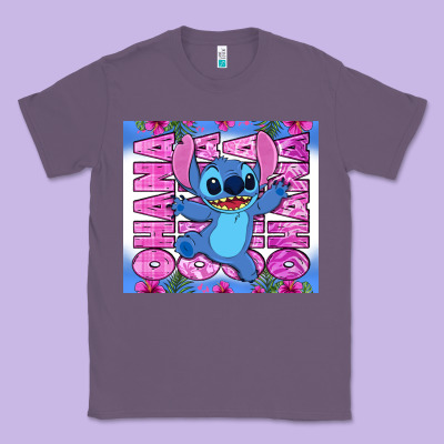 Stitch Ohana Classic Tee Designed By Zillion Design Studio