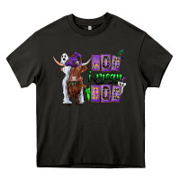 Asphalt Moo I Mean Boo Heavy Core Tee - CowhideDigitalArt