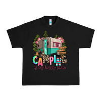Black camping is my happy place Urban Heavy Tee - RanaPortraitStore