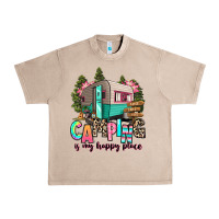 French Oak camping is my happy place Urban Heavy Tee - RanaPortraitStore