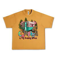 Peanut Butter camping is my happy place Urban Heavy Tee - RanaPortraitStore