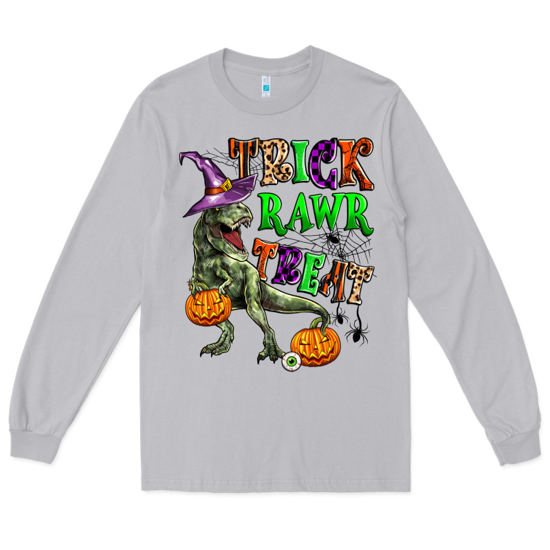 Trick Rawr Treat Long Sleeve Tee by Zillion Design Studio | Teevron
