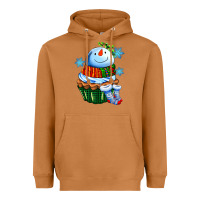 Meerkat snowman cupcake Heavyweight Hoodie - AdoDesignShop