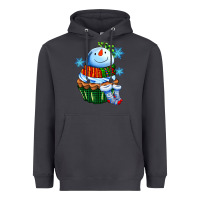 Smoke snowman cupcake Heavyweight Hoodie - AdoDesignShop