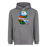 Storm snowman cupcake Heavyweight Hoodie - AdoDesignShop