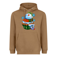 Toasted Coconut snowman cupcake Heavyweight Hoodie - AdoDesignShop