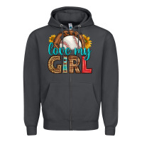 Smoke love my girl baseball Zipper Hoodie - HRA Design Shop