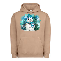 Pigment Burro winter snowman Urban Hoodie - MaliasSmallBusiness