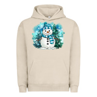 Pigment French Oak winter snowman Urban Hoodie - MaliasSmallBusiness