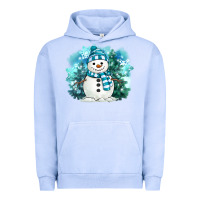 Pigment Grape Ice winter snowman Urban Hoodie - MaliasSmallBusiness