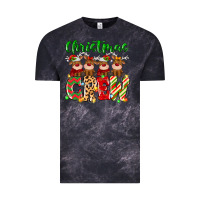 Cloud Black christmas crew  deer Vintage Tee - MaliasSmallBusiness