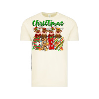 Vintage Arctic christmas crew  deer Vintage Tee - MaliasSmallBusiness