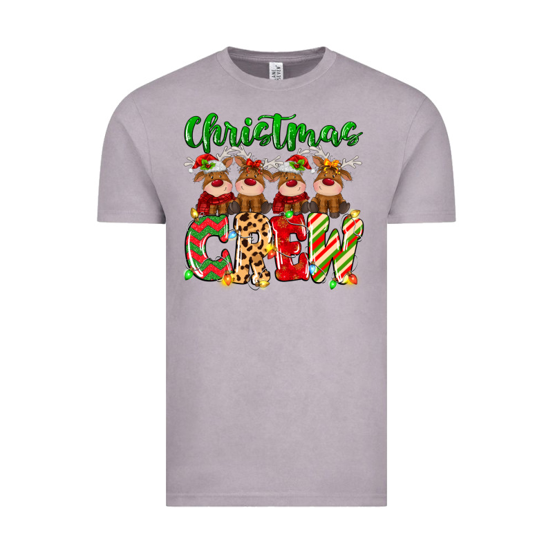 Christmas Crew  Deer Vintage Tee by MaliasSmallBusiness | Teevron