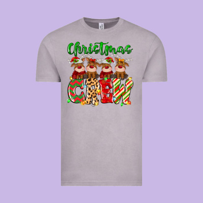 Vintage Tee christmas crew  deer