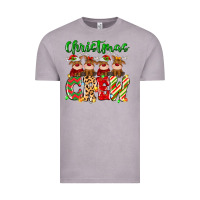 Vintage Zinc christmas crew  deer Vintage Tee - MaliasSmallBusiness