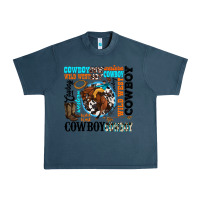 Midnight Navy western cowboy wild west Urban Heavy Tee - texasbilliewilder