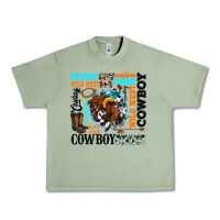 Oil Green western cowboy wild west Urban Heavy Tee - texasbilliewilder