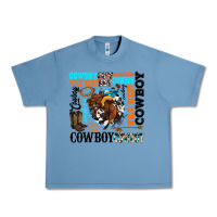 Pebble Blue western cowboy wild west Urban Heavy Tee - texasbilliewilder