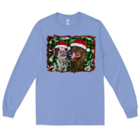 Colony Blue christmas heifers Long Sleeve Tee - RanaPortraitStore