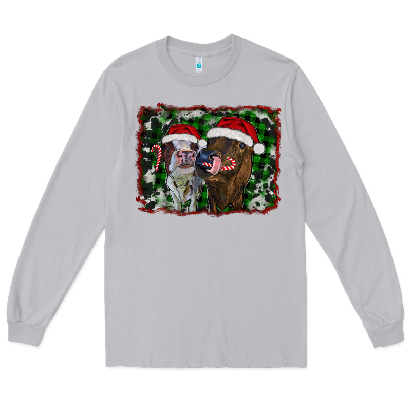 Christmas Heifers Long Sleeve Tee by RanaPortraitStore | Teevron