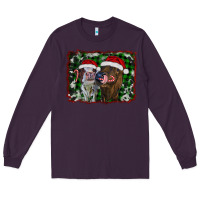 Plum christmas heifers Long Sleeve Tee - RanaPortraitStore