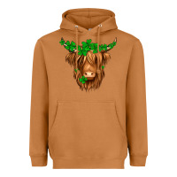 Meerkat St. Patrick’s Day Long Hair Shaggy Cow Heavyweight Hoodie - Jasminsmagicworld
