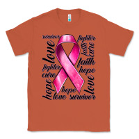 Copper Breast Cancer Ribbon Hope Love Faith Classic Tee - texasbilliewilder
