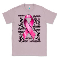 Lilac Breast Cancer Ribbon Hope Love Faith Classic Tee - texasbilliewilder