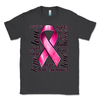 Smoke Breast Cancer Ribbon Hope Love Faith Classic Tee - texasbilliewilder