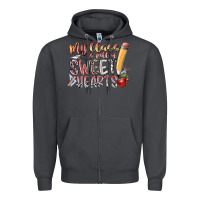 Smoke my class is full of sweet hearts Zipper Hoodie - RacoonDesign