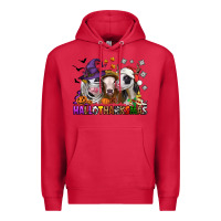 Cardinal Happy Hallothanksmas heifers Premium Hoodie - NancyCooperArtShop