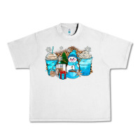 Lunar Rock winter snowman coffee cups Urban Heavy Tee - Zillion Design Studio