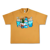 Peanut Butter winter snowman coffee cups Urban Heavy Tee - Zillion Design Studio