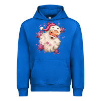 Cobalt pink christmas santa claus Urban Hoodie - MaliasSmallBusiness