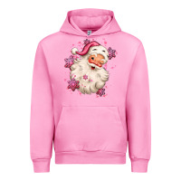 Fuchsia Pink pink christmas santa claus Urban Hoodie - MaliasSmallBusiness