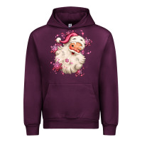 Mauve Wine pink christmas santa claus Urban Hoodie - MaliasSmallBusiness
