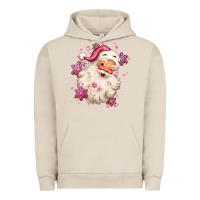 Pigment French Oak pink christmas santa claus Urban Hoodie - MaliasSmallBusiness