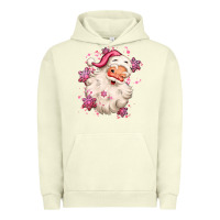Pigment Pistachio pink christmas santa claus Urban Hoodie - MaliasSmallBusiness