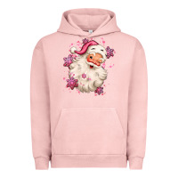 Pigment Salmon pink christmas santa claus Urban Hoodie - MaliasSmallBusiness