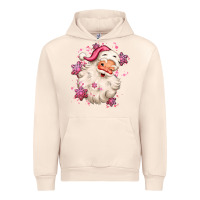 Sandshell pink christmas santa claus Urban Hoodie - MaliasSmallBusiness
