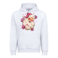 White pink christmas santa claus Urban Hoodie - MaliasSmallBusiness