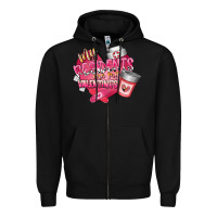 Black my residents are my valentine Zipper Hoodie - RacoonDesign