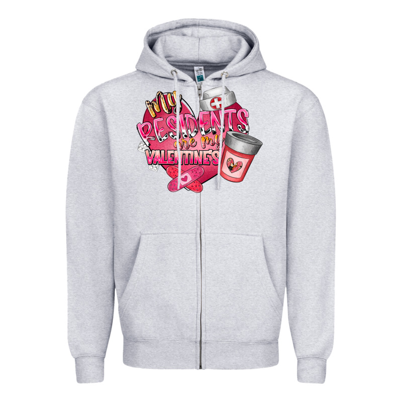 My Residents Are My Valentine Zipper Hoodie by RacoonDesign | Teevron