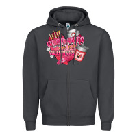 Smoke my residents are my valentine Zipper Hoodie - RacoonDesign