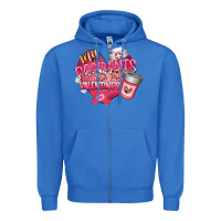 True Royal my residents are my valentine Zipper Hoodie - RacoonDesign